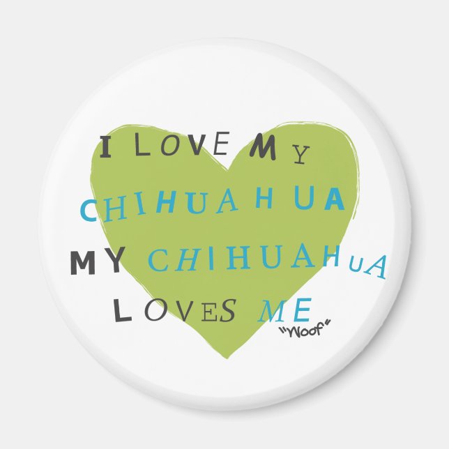 Aimant Chihuahua (Devant)