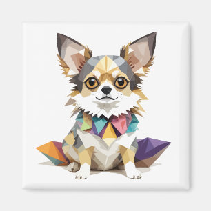 Aimant Chihuahua Jouer adorable animal amusant animal col
