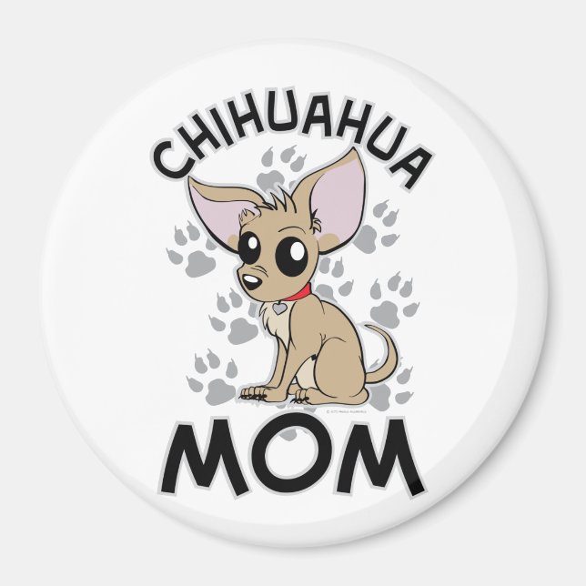 Aimant Chihuahua Maman (Devant)