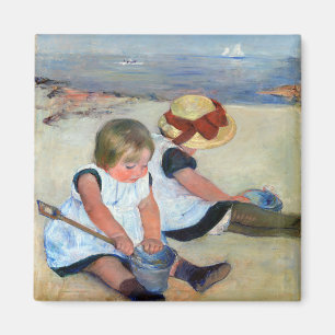 Aimant Children on the Beach, Cassatt