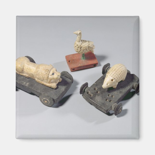 Aimant Children's toys: a hedgehog, a lion and a dove, Su (Devant)