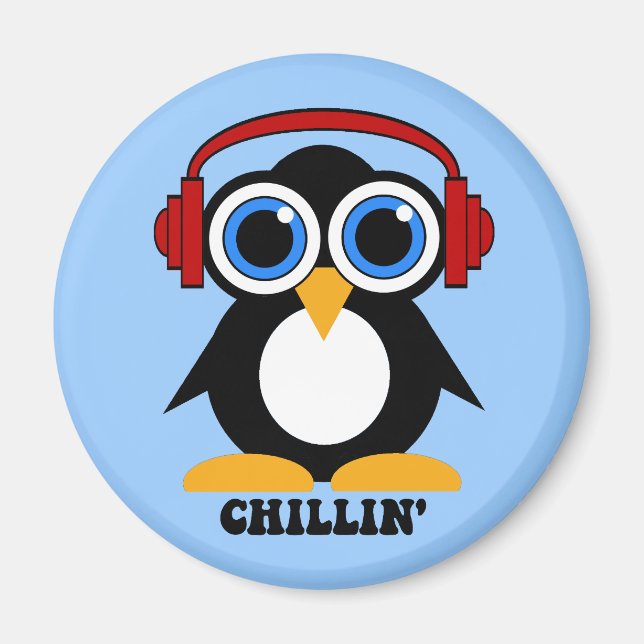 Aimant chilline de pingouin (Devant)