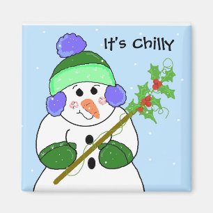 Aimant Chilly Snowman