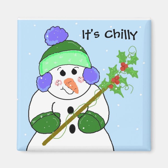 Aimant Chilly Snowman (Devant)