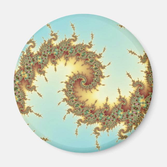 Aimant Chinois - fractal (Devant)