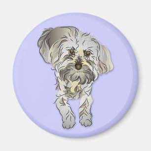 Aimant Chiot de Maltipoo