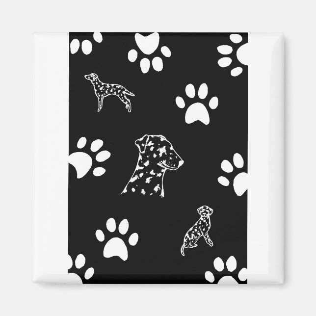 Aimant Chiots de Dalmation (Devant)