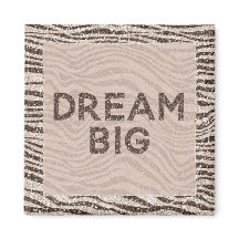 Chocolat Crème Brown Blush Zebra Parties scintilla