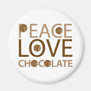 Aimant Chocolat d'amour de paix
