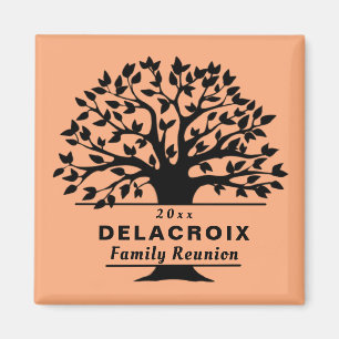 Aimant Choisissez une couleur Daté Famille Réunion Cadeau