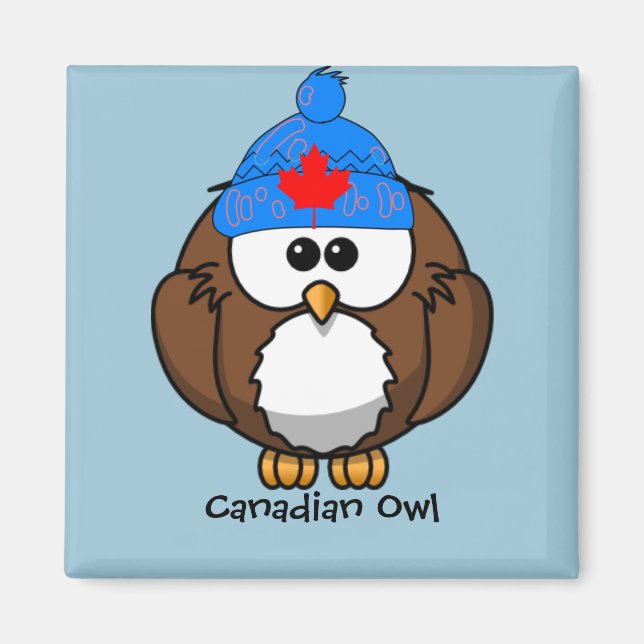 Aimant Chouette canadienne (Devant)