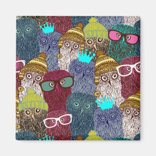 Aimant Chouette dans la couronne