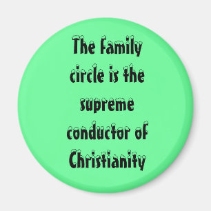 Aimant chrétien de famille
