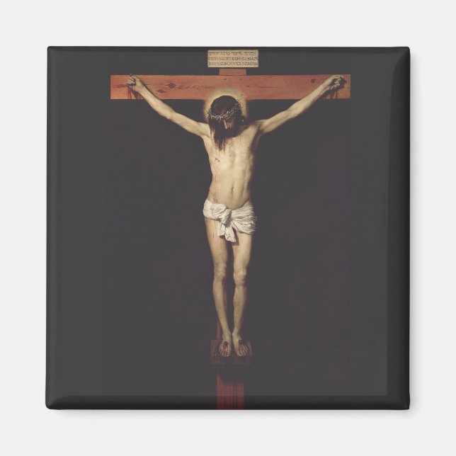 Aimant Christ crucifié par Diego Velazquez (Devant)