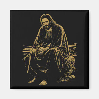 Aimant Christ in the Desert Jesus Prayer Christian Faiths