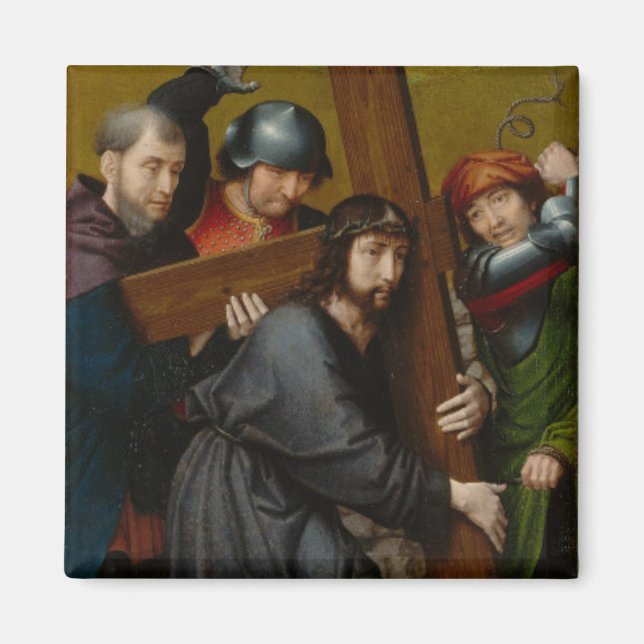 Aimant Christ portant la Croix, avec la Crucifixion (Devant)