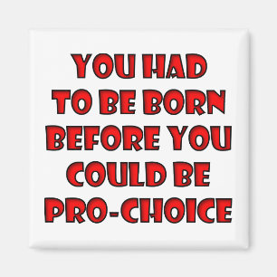 Aimant Christian Pro-Choice Anti-Avortement Choisissez la