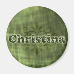Aimant Christina verte