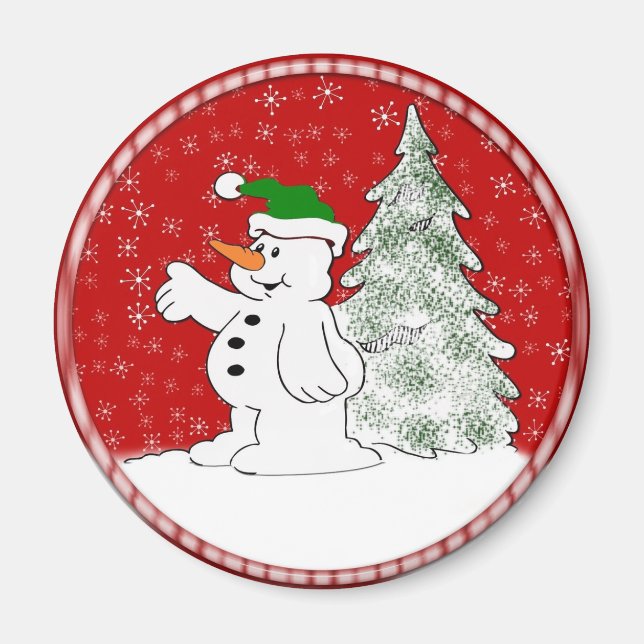 Aimant Christmas Snowman (Devant)