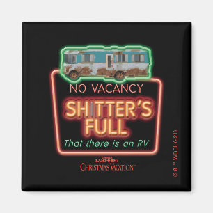 Aimant Christmas Vacation Sh*tter's Full Neon Sign