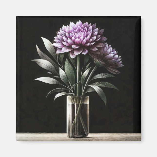 Aimant Chrysanthème (Devant)