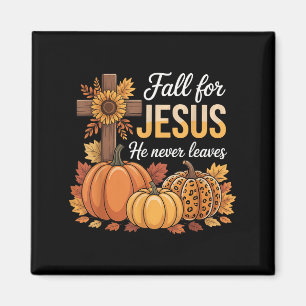 Aimant Chute Pour Jésus Il N'A Jamais Feuille Christian T