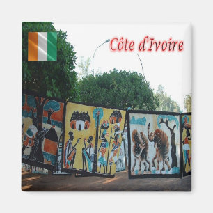 Aimant CI - Côte d'Ivoire - Batik yakro