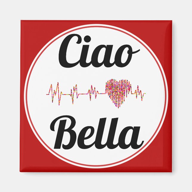 Aimant Ciao Bella (Devant)