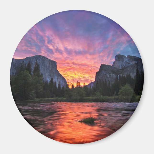 Aimant Ciel vibrant | Yosemite Valley (Devant)