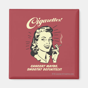 Aimant Cigarettes : Le Cancer Peut-Être Def Doux.