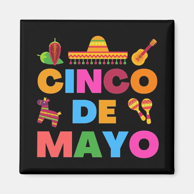 Aimant Cinco De Mayo (Devant)