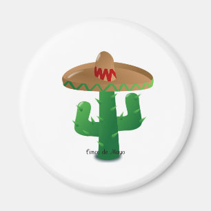 Aimant Cinco de Mayo cactus