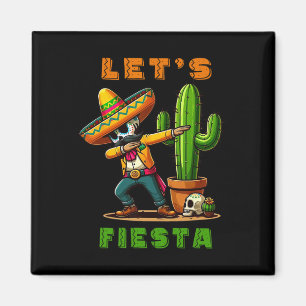 Aimant Cinco De Mayo Cactus Mexicain Poncho Sombrero Casq