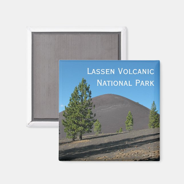 Aimant Cinder Cone, Parc national volcanique de Lassen, C (Recto/Verso)