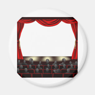 Aimant Cinéma avec l'assistance