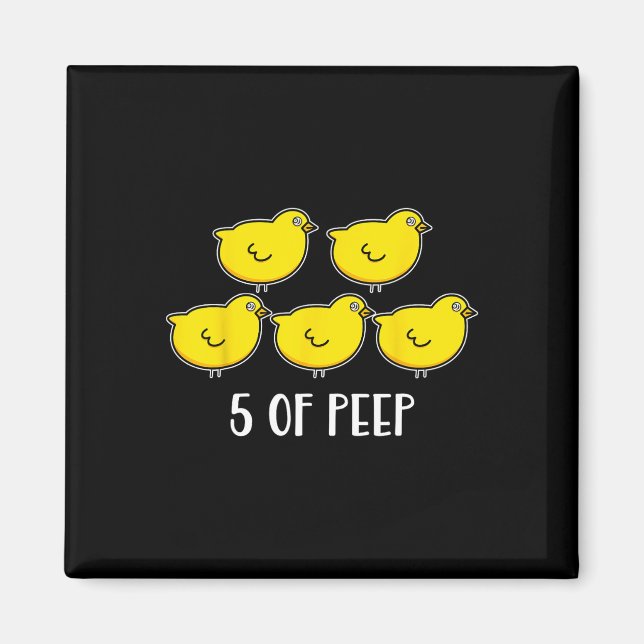 Aimant Cinq De Peep Fun Respiratoire Thérapiste Ven (Devant)