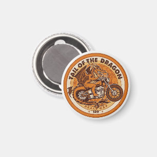 Aimant Circuit Tail of the Dragon Deals Gap en moto