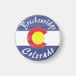 Aimant circulaire Breckenridge Colorado