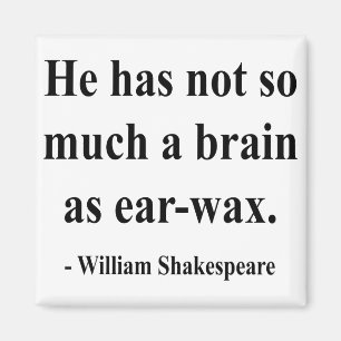 Aimant Citation 12a de Shakespeare