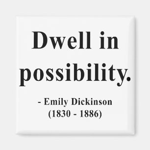 Aimant Citation 2a d'Emily Dickinson