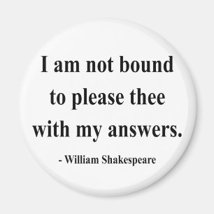 Aimant Citation 9a de Shakespeare