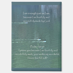 Aimant Citation d'affirmation chrétienne & Bible correspo