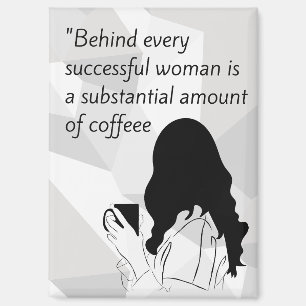 Aimant citation de café