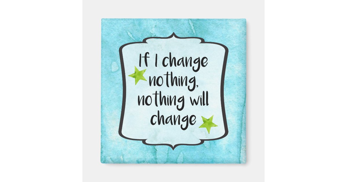 Aimant Citation De Changement De Condition Physique Pour Zazzle Ch