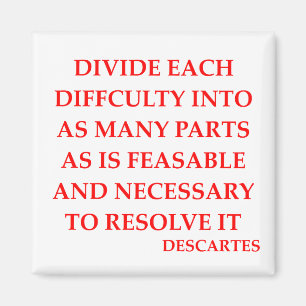 Aimant Citation de DESCARTES