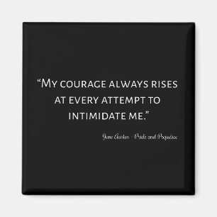 Aimant Citation de fierté et de préjudice I