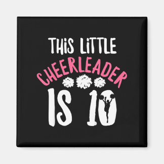 Aimant Citation de fille de cheer pour une cheerleader de