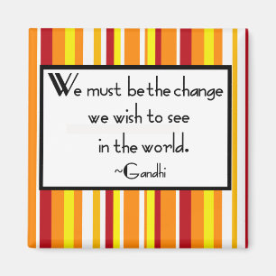 Aimant Citation de Gandhi