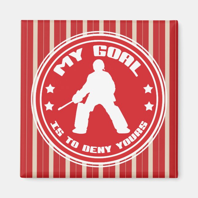 Aimant Citation de gardien de but de hockey sur gazon (Devant)