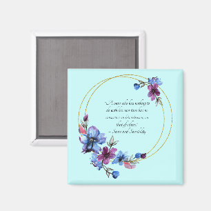 Aimant Citation de Jane Austen sur le temps, Sense and Se